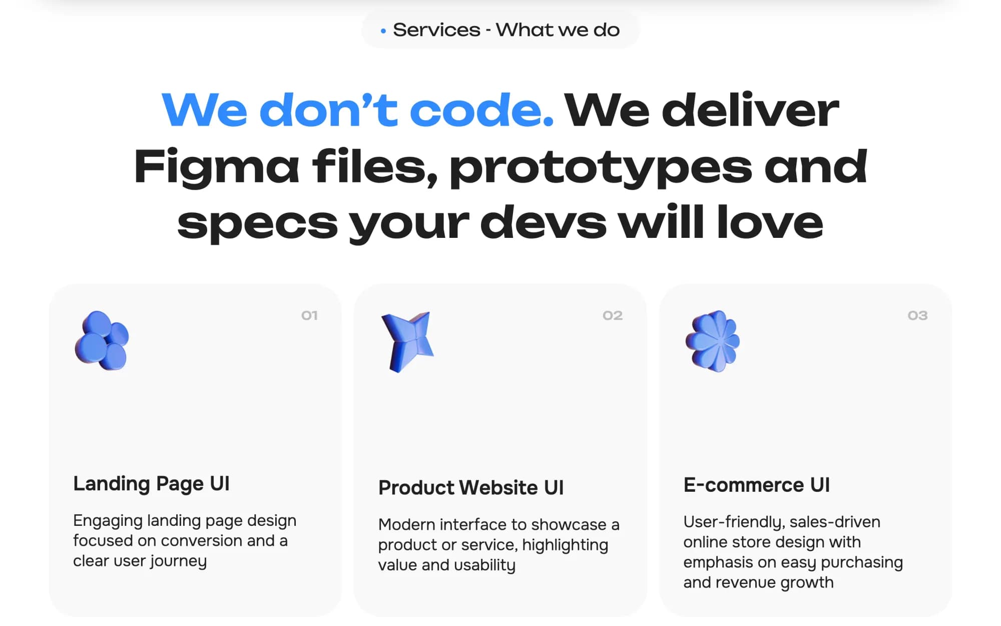 Services — cards with a spotlight that follows the cursor